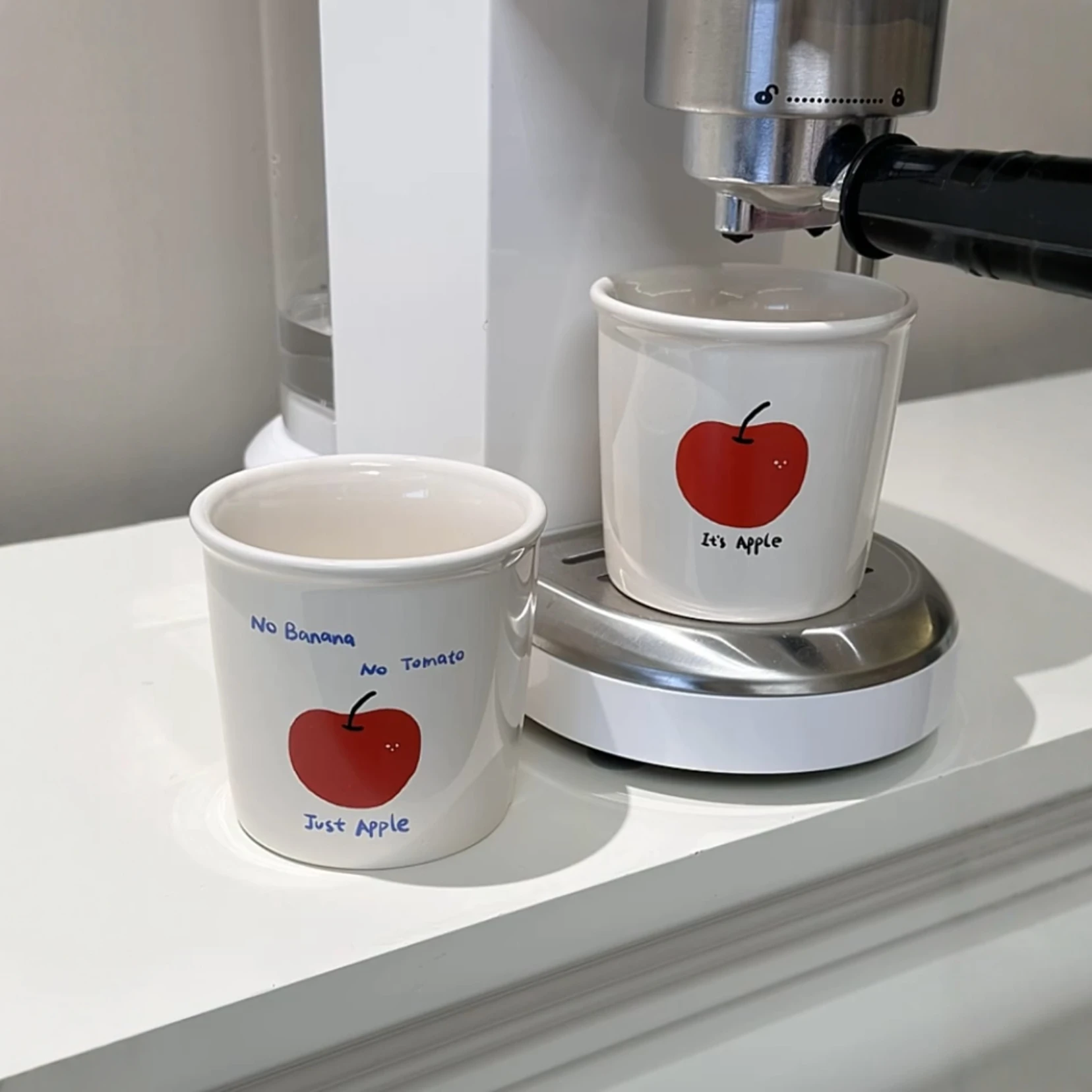 

Red Cerc Mugs Creative Couples Coffee Milk Cups Lightweight Luxury Feelings Office Workers Women's Mark Cup