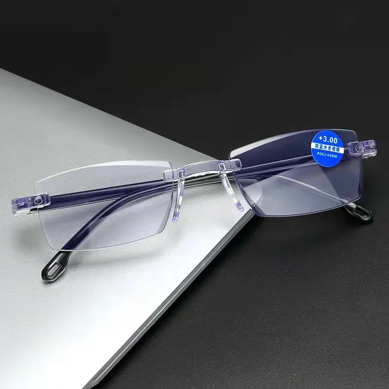 Men Women Ultralight Glasses Anti-blue Light Magnifying Reading Eyewear Portable Presbyopia Eyeglasses 1+4.0