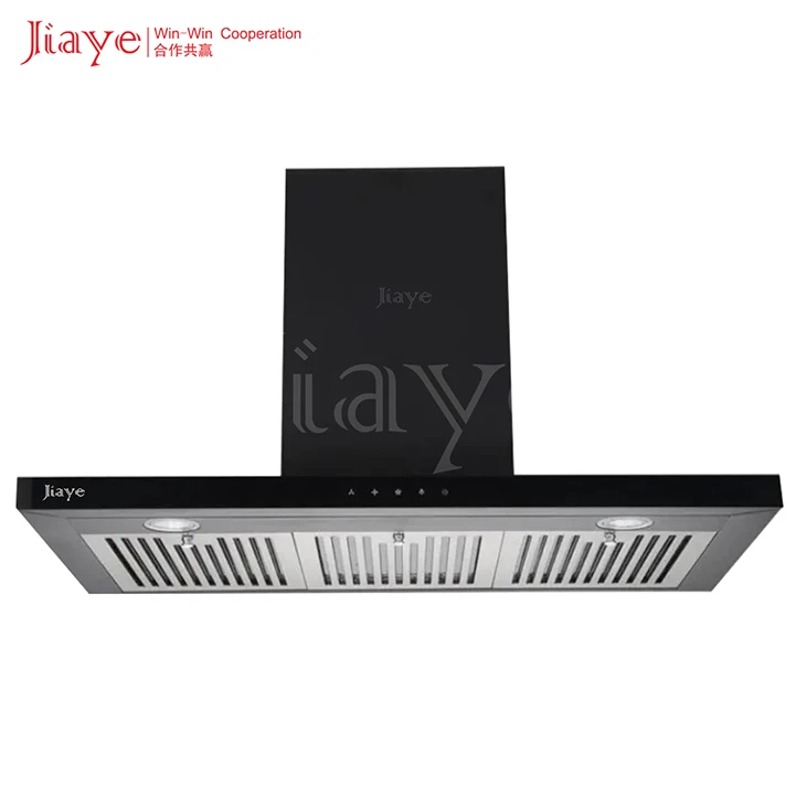 주방용 T자형 수직 레인지 후드 벽걸이 스테인리스 스틸 배기 후드