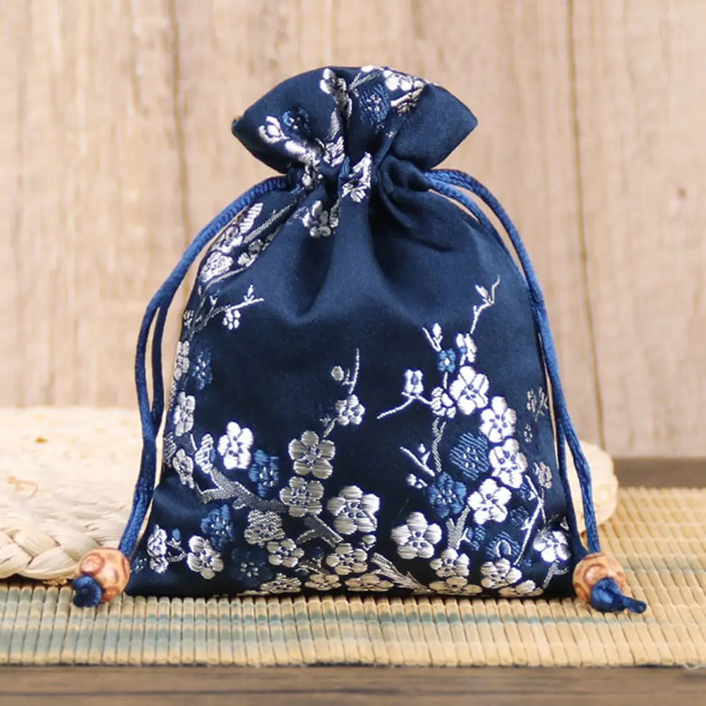 Drawstring Pocket Drawstring Organza Pouches Brocade Bag Chinese Style Pocket Jewelry Gift Wedding Candy Buddha Beads