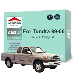 17Pcs Cars Accessories For Toyota Tundra MK1 1999 2000 2001 2002 2003 2004 2005 2006 Canbus Dome Trunk LED Interior Light Bulb