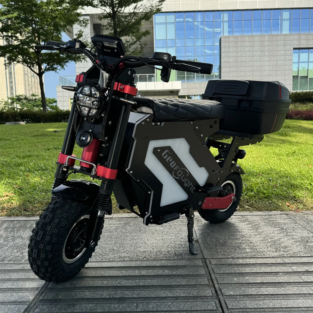 USA Warehouse Direct Ship Seated Electric Scooter 14inch Fat Tire 75-93 Mile Fast Speed 72V 10000W Dual Motor Scooter