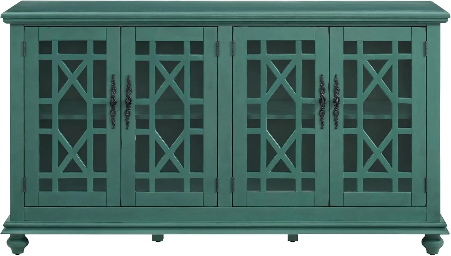 

Svensson Home Elegant TV Stand, 63" W x 35" H, Antique Teal-Green