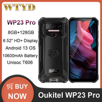 Oukitel WP23 Pro Rugght Phone 8GB+128GB IP68/IP69K 10600mAh 6.52\