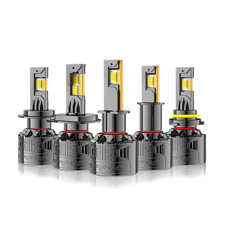 T200 120 واط 12000LM الأبيض مصباح إضاءة للغاية شعاع واحد H3 H7 Led المصابيح الأمامية 9005 9006 سيارة العلوي T200 Led نظام المصباح