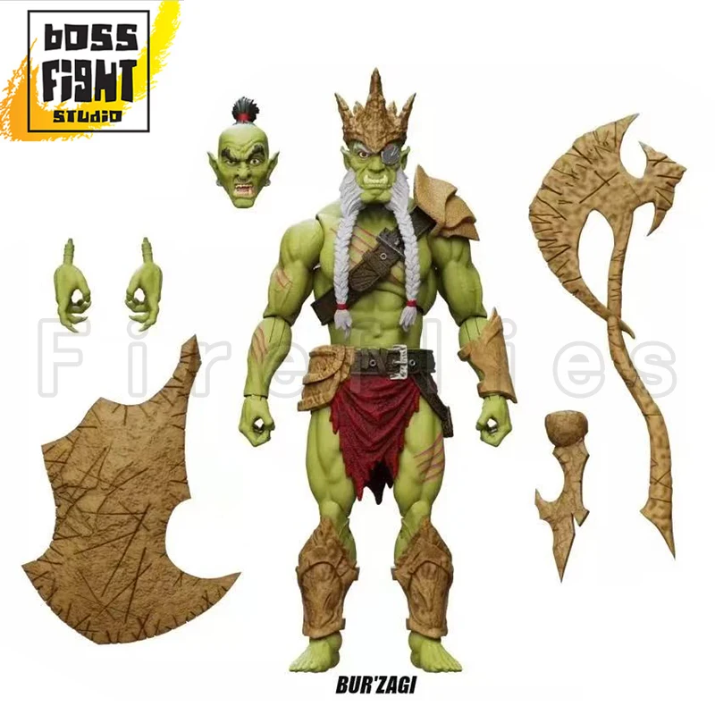 

Фигурка Boss Fight Studio Vitruvian H.A.C.K.S. 1/18, 4 дюйма Коллекционная модель игрушки Burzagi Anime Collection