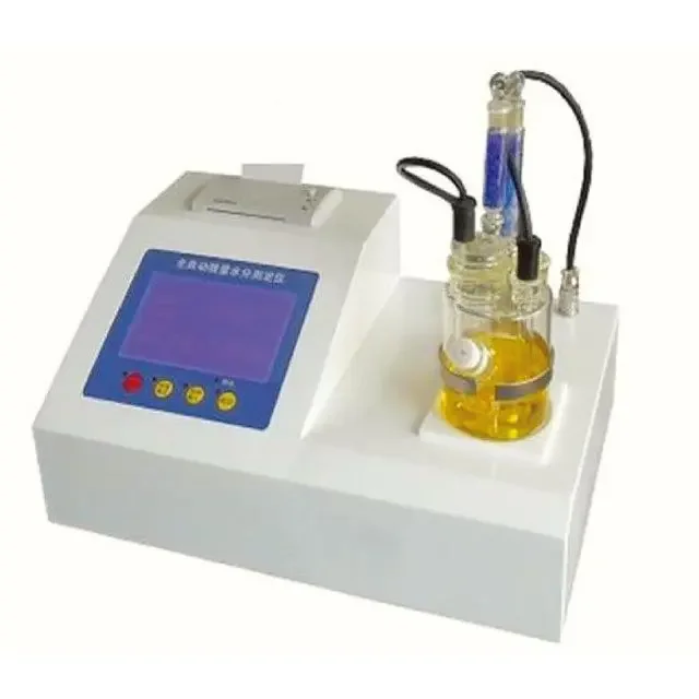 

Automatic Oil Water Content Test Apparatus Coulometric Titration Moisture Analyzer Titrator