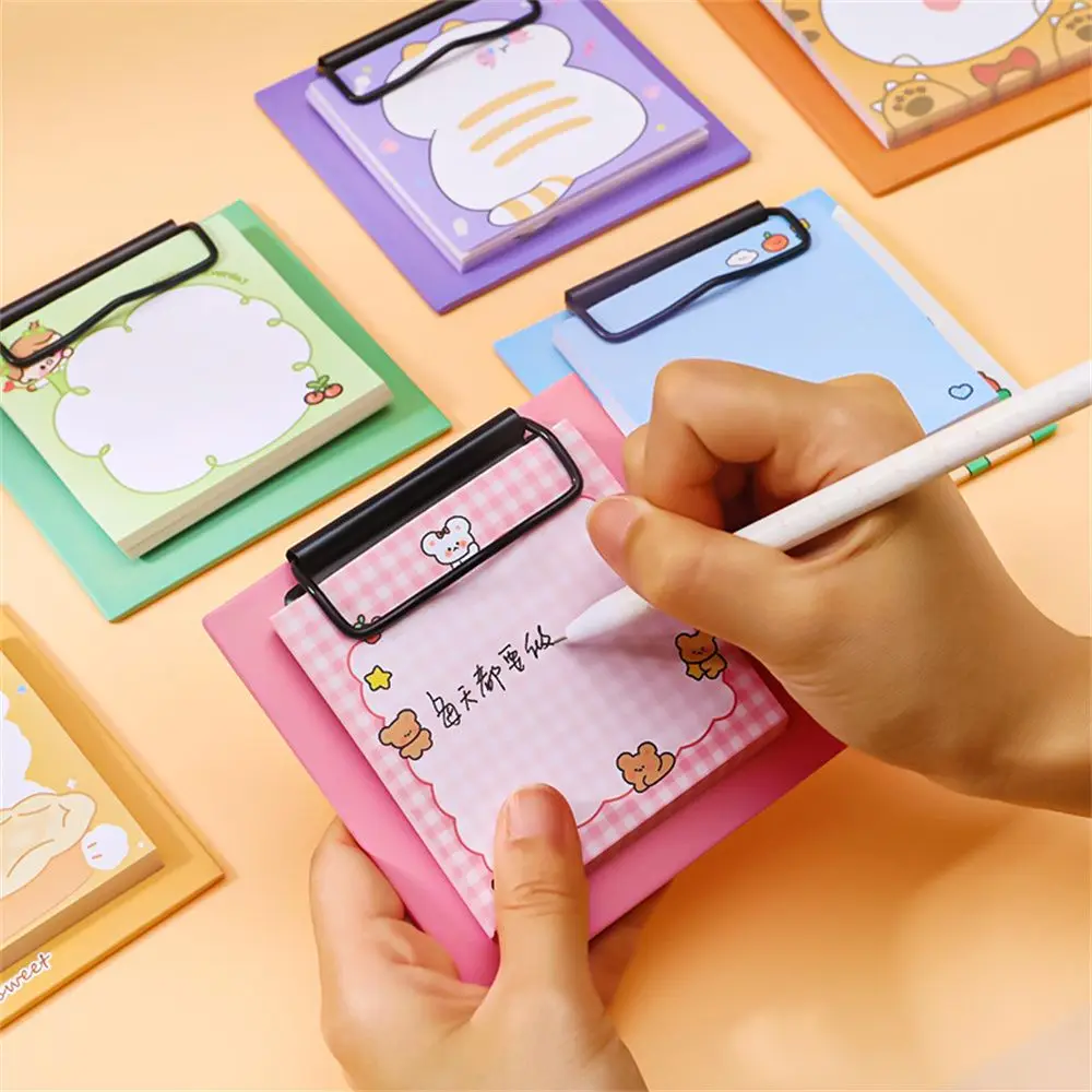 Sticky Notes Memo Pads com área de transferência, Escrevendo Pads, Papelaria Office, Message Note, Work Planner Stickers