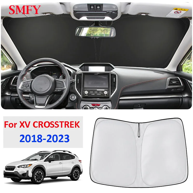 

For Subaru XV CROSSTREK 2018 2020 2021 2023 Car Sunshade Front Windshield Curtain Sunscreen Heat Insulation Sun Visor Sunshield