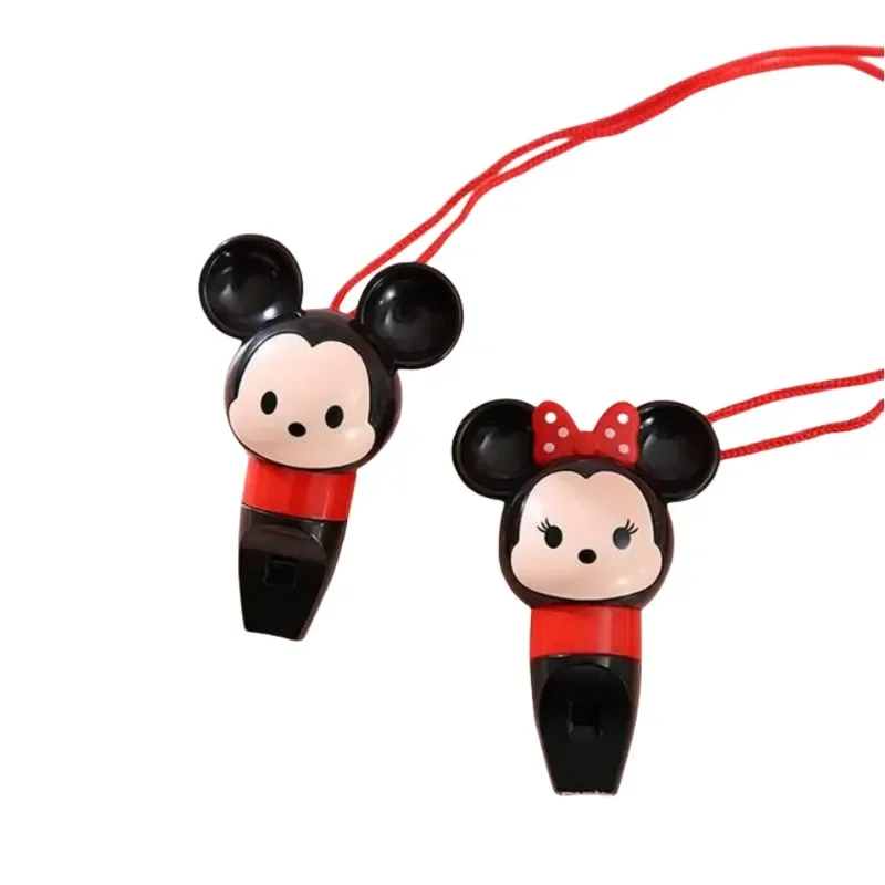 Disney Mickey and Minnie animation peripherals Kawaii cute Q version three-dimensional doll shape whistle children's toy gift