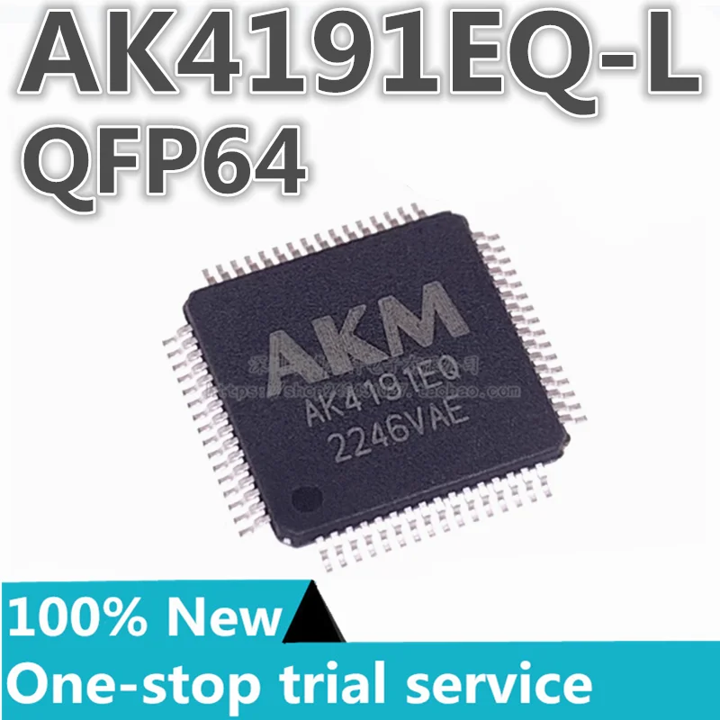 2-50pcs %New AK4118AEQ-L AK4118AEQ QFP48 AK4191EQ-L AK4191EQ QFP64 digital audio transceiver chip IC