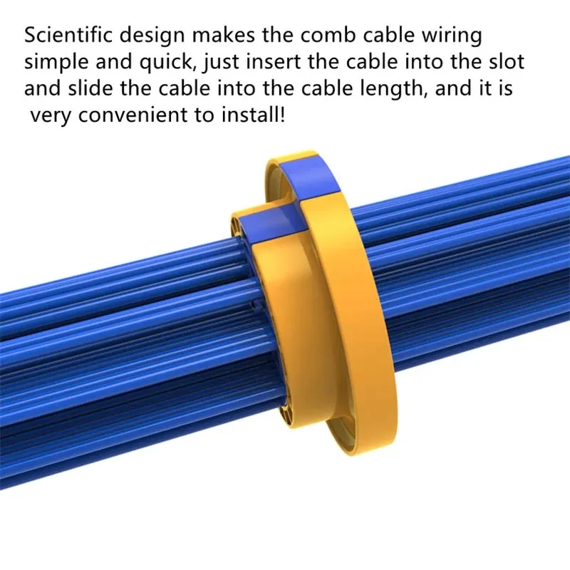 Network Carding device Cable comb fireproof ABS plastic Generic cabling Category 5 and 6 network cables Laying and carding tools