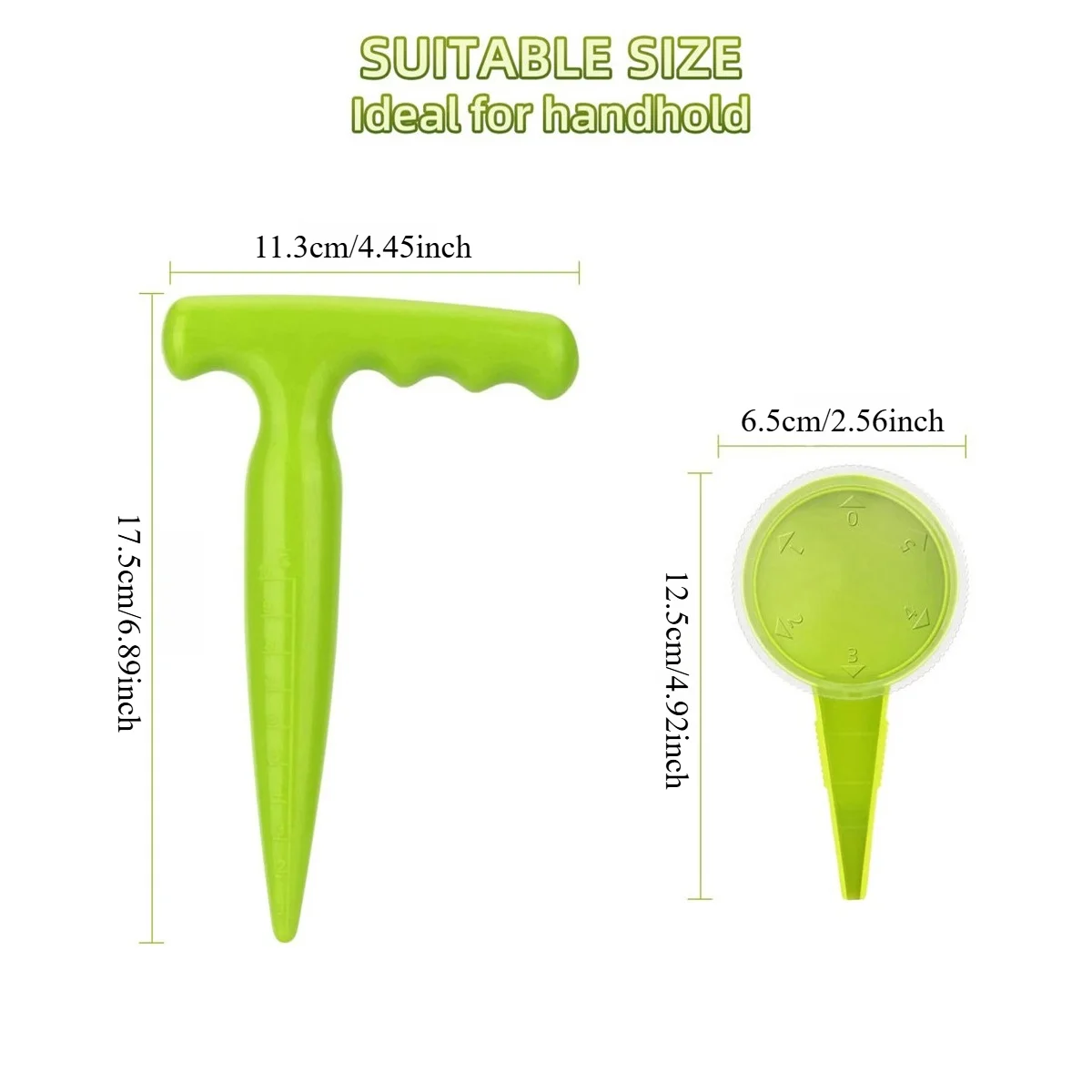 Garden Dibber and Widger Set Mini Seed Planter Dispenser Tool Kit for Sowing Transplanting Seedlings Vegetable Flower Planting