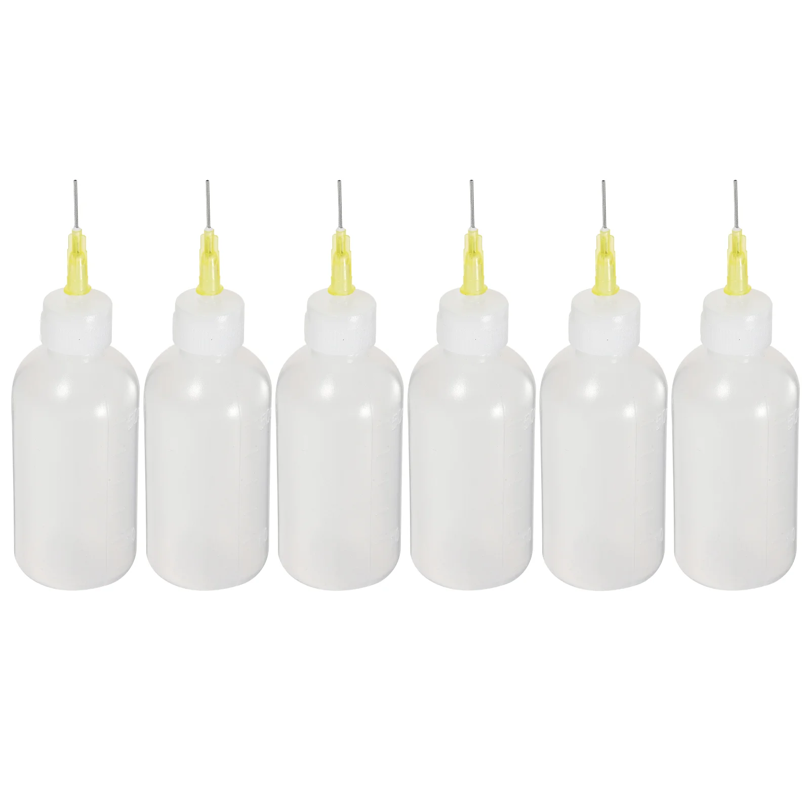 

6pcs Multi Purpose Precision Needle Tip Applicator Squeeze Bottles Liquid Glue Dropper Dispenser needle tip applicator bottle