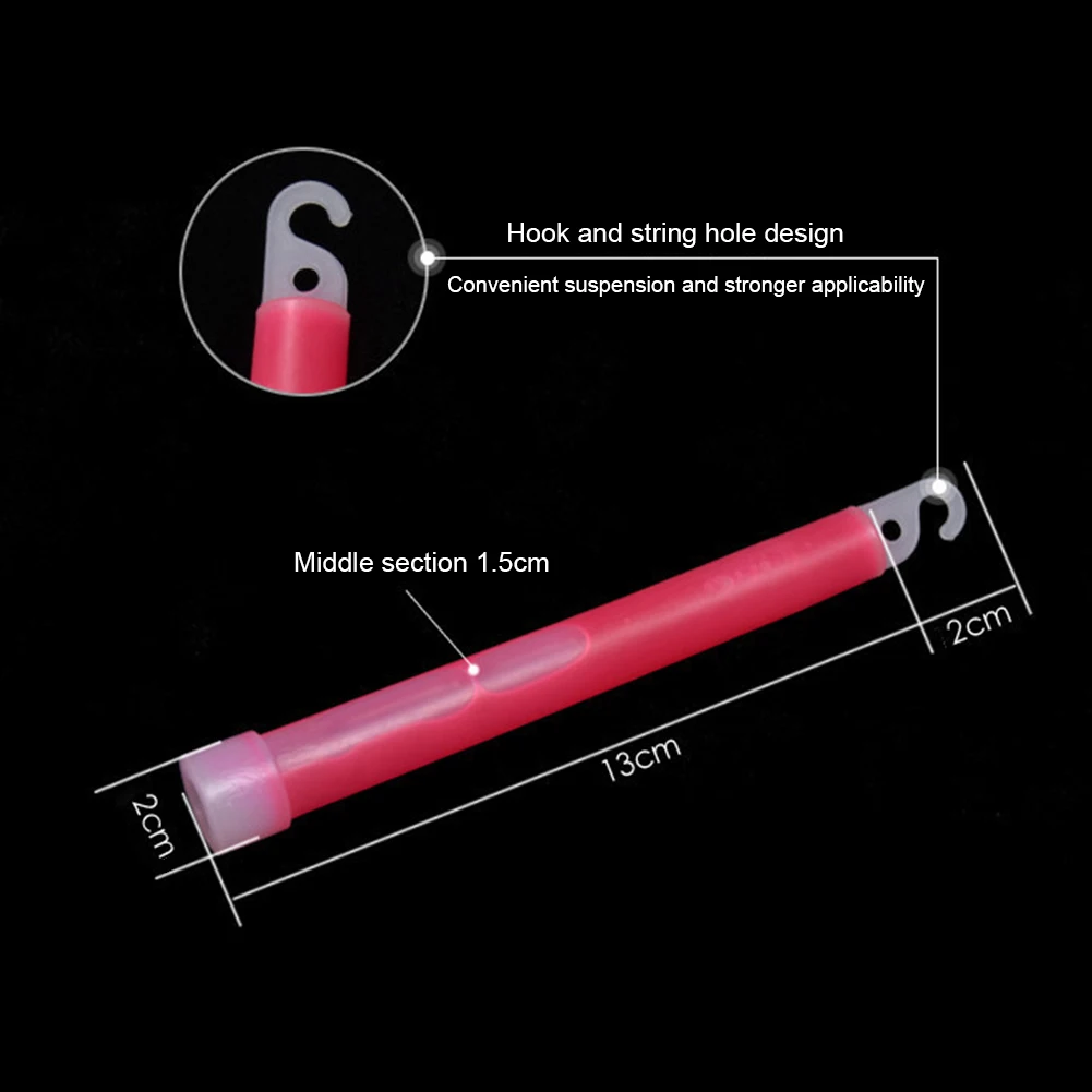 5/10PCS Survival Glow Light Sticks Walking Hiking Camping SOS Outdoor Fluorescence Sticks Emergency Halloween Decoratio