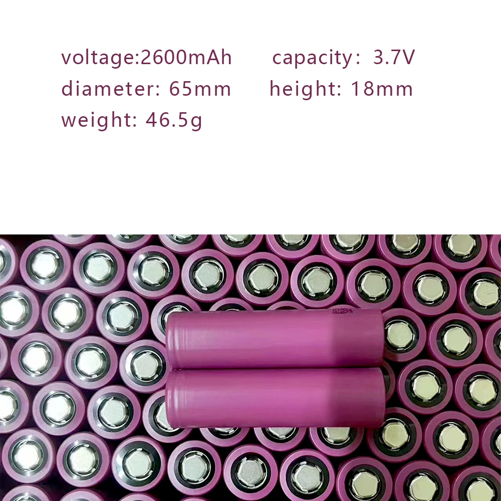 10PCS 3.7V 2600mah 18650 lithium akku Rechargeable Lithium Batteries  ISR18650-2600 Lithium Li-ion baterias