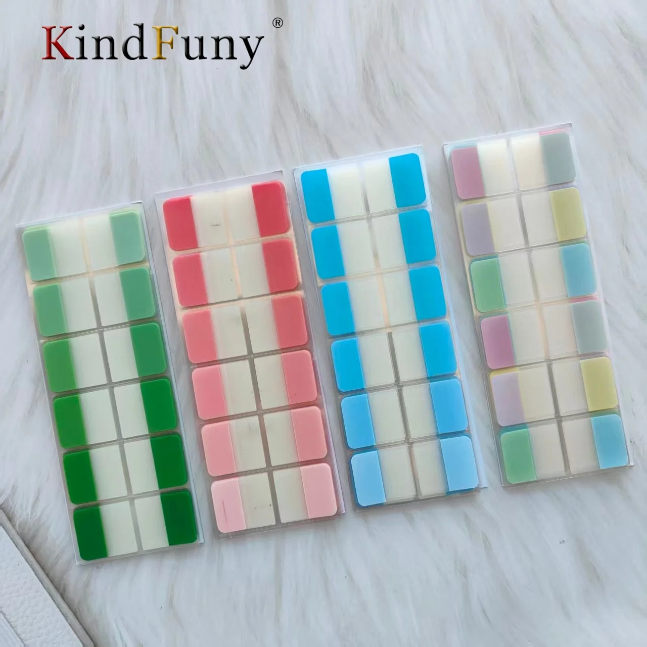 120 قطعة من علامات التبويب اللاصقة ذات الألوان الخفيفة، 3 أحجام و6 ألوان قابلة للكتابة وقابلة لإعادة الاستخدام ملصقات علم الكتاب المقدس اللاصقة الشفافة #2