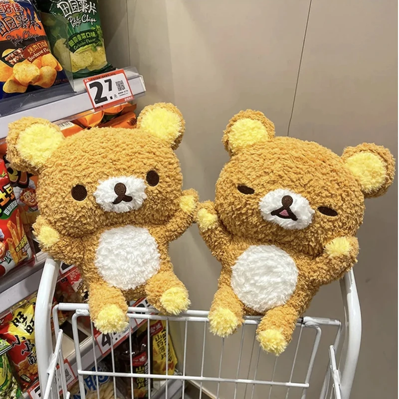 Cute Cartoon Rilakkuma Bear Plush Doll Toys Soothing And Sleeping Dolls Hugging Bears Soft Sofa Cushion Hug Pillow Surprise Gift