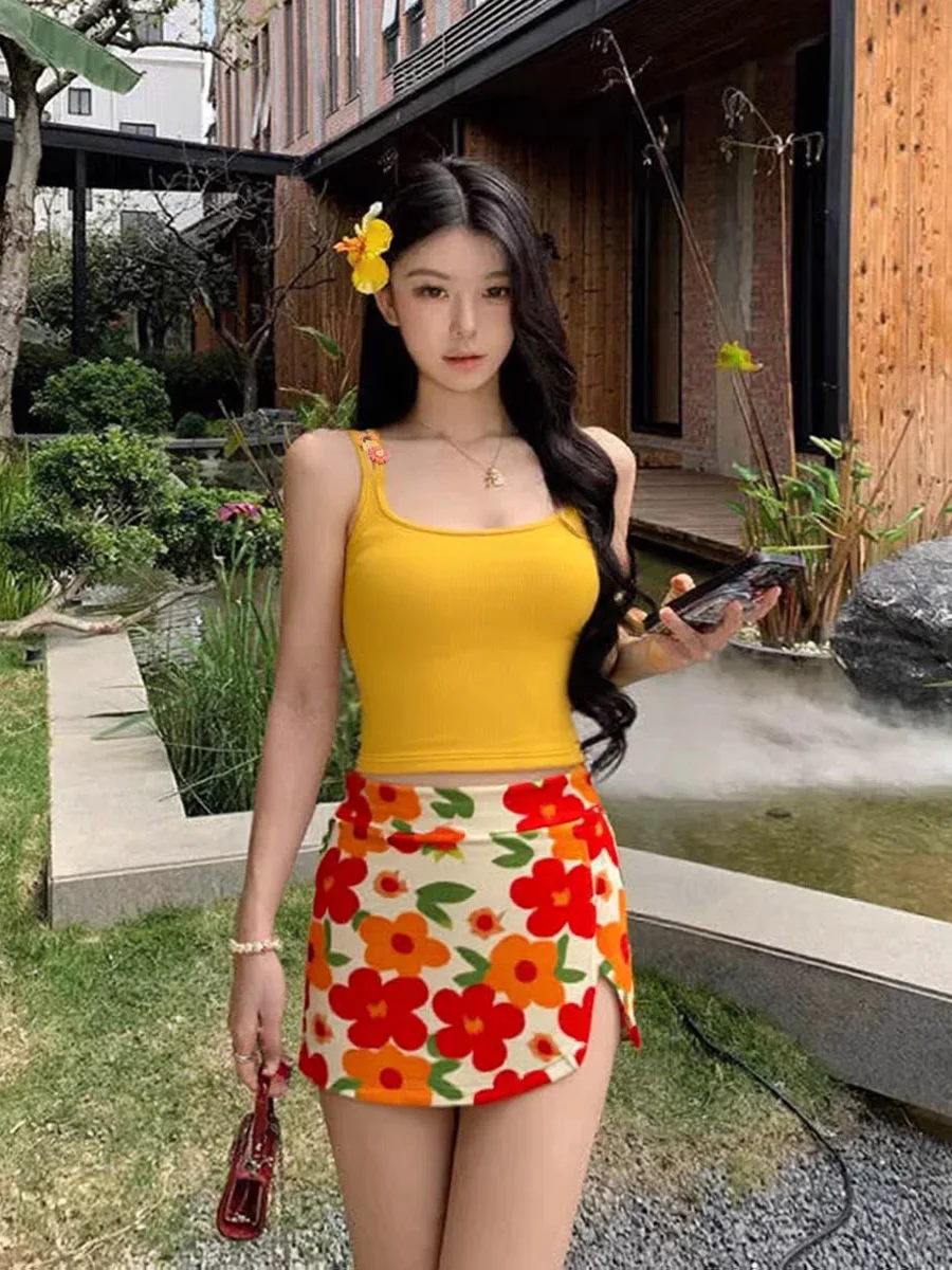 

2026 New Sexy Girl Bikini Swimsuit Women High Sensation Beautiful Lady ter Tube Skirt Sle Two Piece Set Beachwear Swimwear