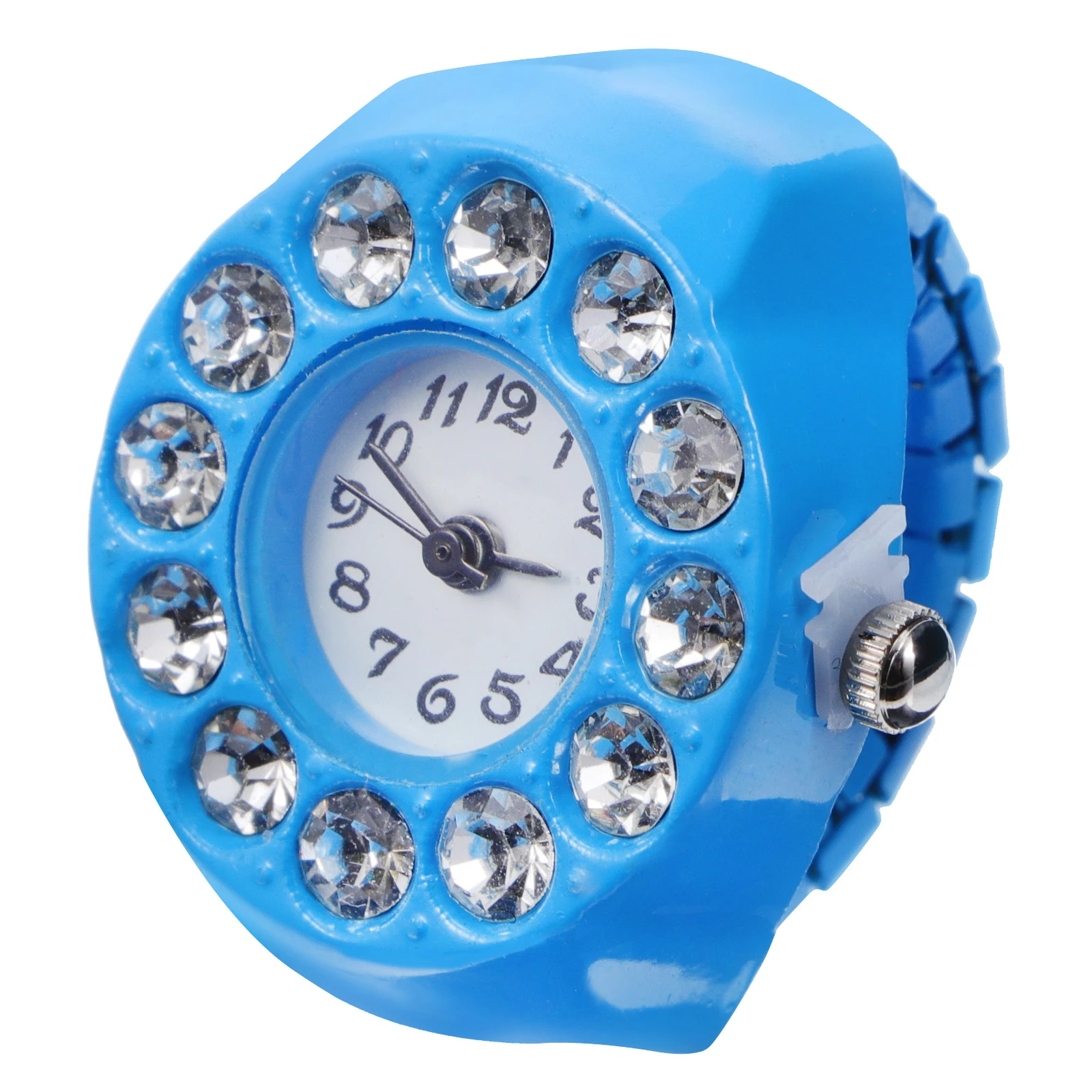 

Cartoon Ring for Kids Lightweight Alloy Mini Finger Quartz Small Gift Party DIY Decorations Ring Watch For Girls Accessories