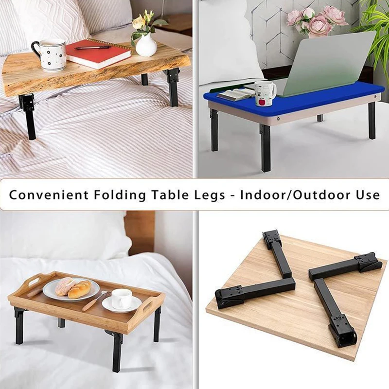 Table Folding Support Legs Metal Bed Leg Coffee Table Legs Sofa Legs Invisible Bed Legs Feet Home Table Legs Accessories view 6