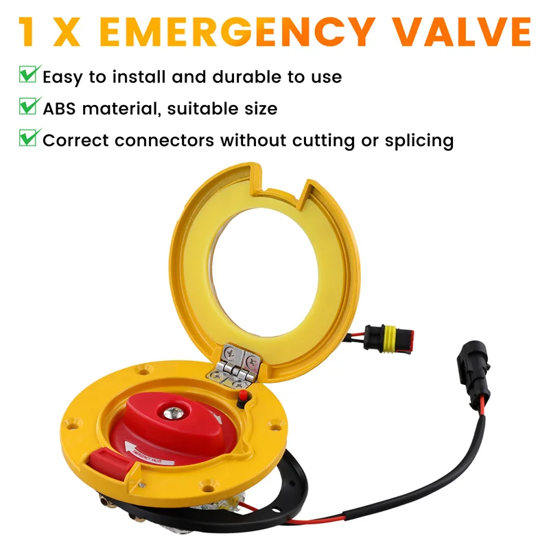 

AV32-Round Passenger Door Emergency Valve For Bus Body Parts 6100-02219,6100-061569