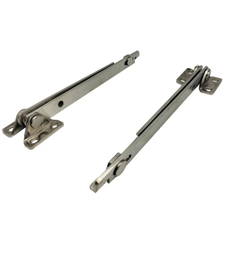 2Pcs  Upper and lower flap cabinet door support rod limiter, extended strut, folding hinge door closer, self-locking bracket arm