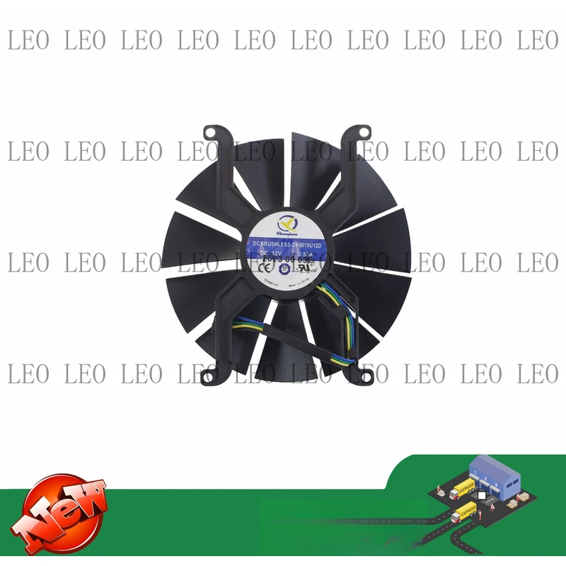 SS 87MM CF9015U12D Graphics Card Fan for Lenovo Geforce RTX 4060 ITX