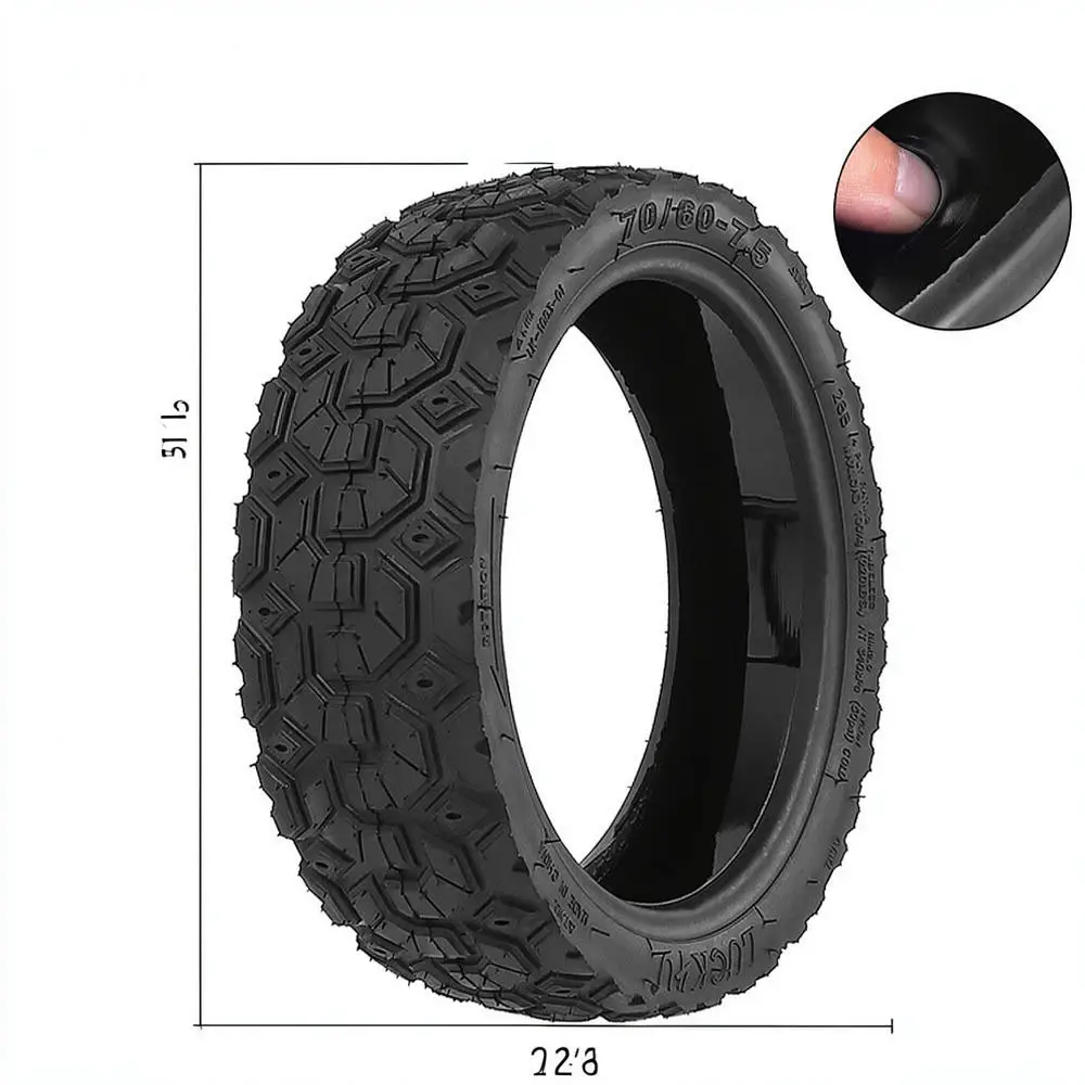 Tubeless Tire 70 60 7.5 For Ninebot ZT3 ZT3 Pro Electric Scooter Parts Jelly Puncture Proof Vacuum Tire Replacement