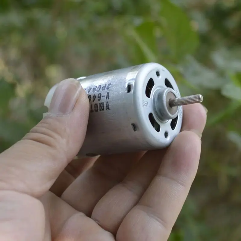 540 DC motor, 6V-12V DC carbon brush motor 10000 - 20,000 rpm/min For five-stage rotor Hand-made vacuum cleaner