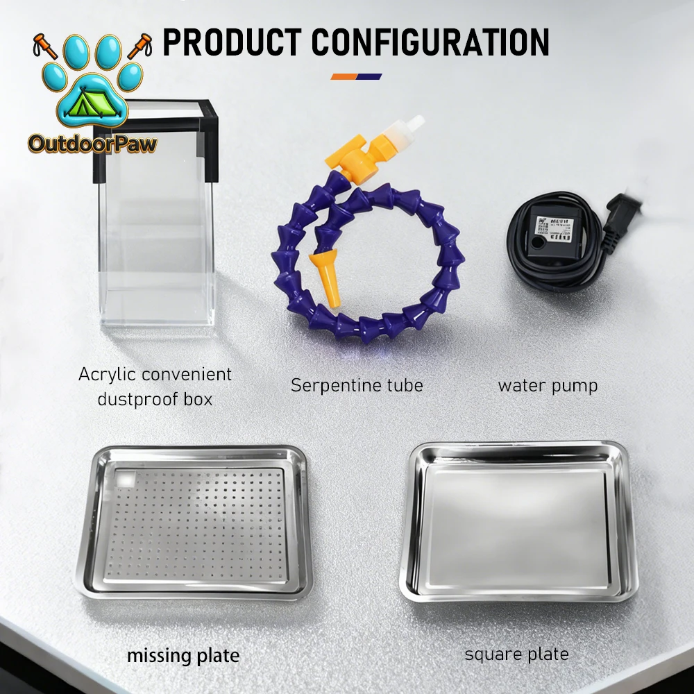 Jewelry Carving Dust Enclosure Acrylic Grinding Dustproof Cover Jade Craft  Carving Dust Box Dust Extraction Polishing Cabinet