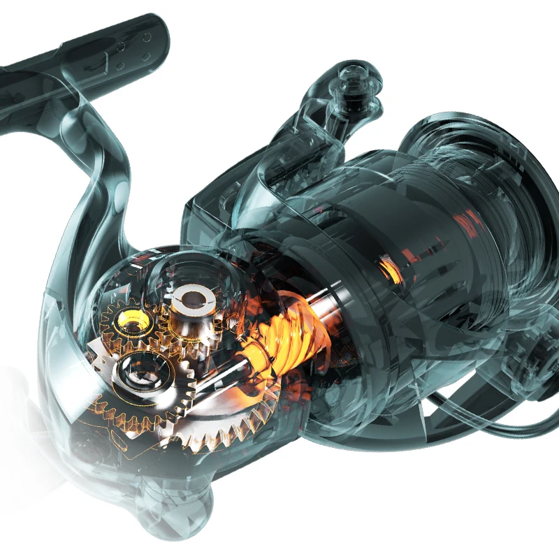 Hasida M9 carrete metálico profesional para pesca en agua salada