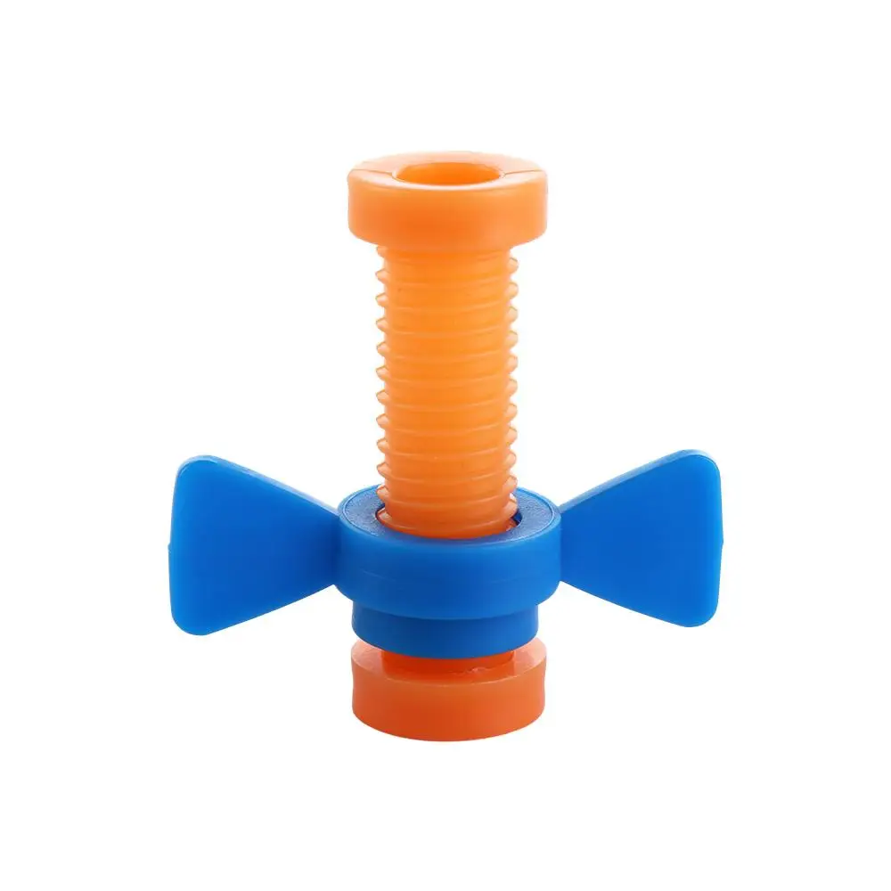 Kleurrijke Abs Schroeven Speelgoed Sensorische Roterende Schroef Fidget Potlood Toppers Schuif Druk Roterende Schroef Potlood Hoesjes Voor 4 Stks/set