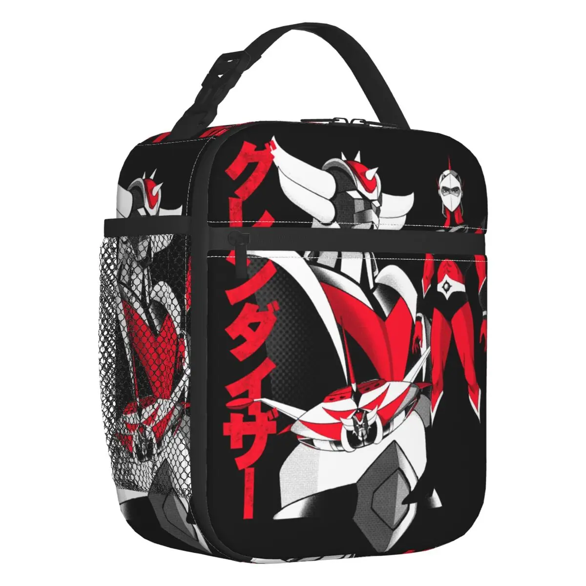 

Gurendaiza Insulated Lunch Bags for Women Anime Grendizer Goldrake Resuable Cooler Thermal Bento Box Kids School Children