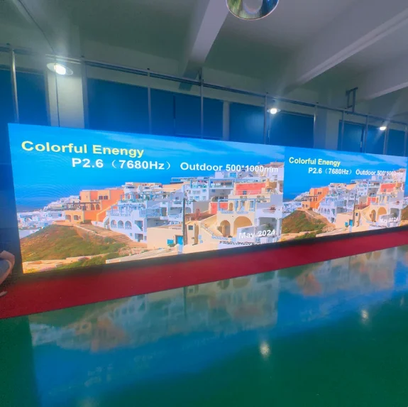 Outdoor & Indoor High Brightness LED Display Screen 3.91mm/4.81mm Pixel Pitch for Advertising Stage Rental with 1-Year Warranty