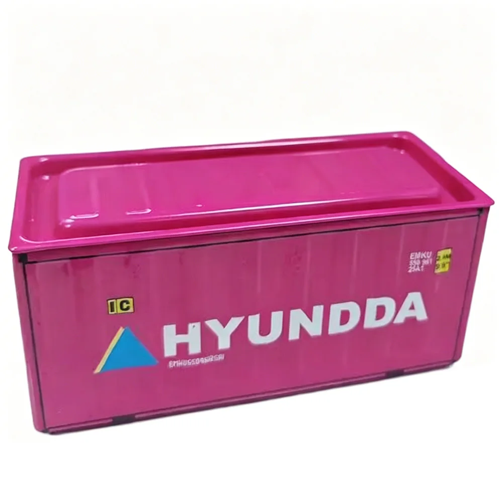 Miniature Iron Storage Box Simulated Container Model Decoration Parts For 1/10 RC Crawler Collect Small Item Desktop