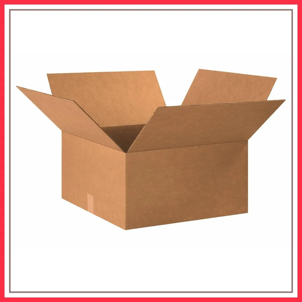 

Corrugated Cardboard Box 20x20x10 Inch 15-Pack for Moving, Mailing, Packing, Storage