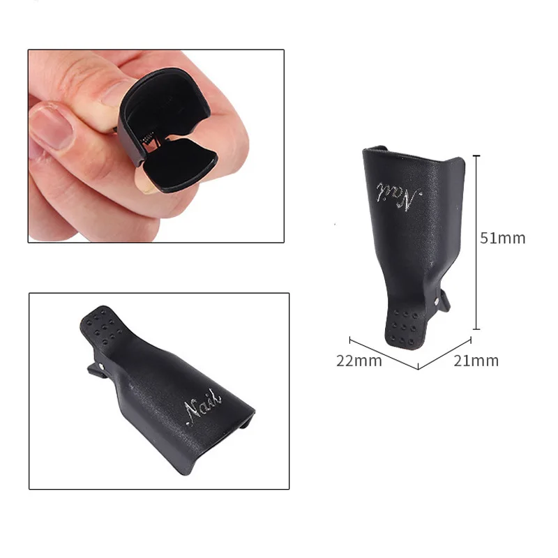 10 Pcs/Bag Colorful Acrylic Nail Art Soak Off Cap Clips Nails Cleaning Manicure UV Gel Polish Soak off Wrap Tools For Finger image 4