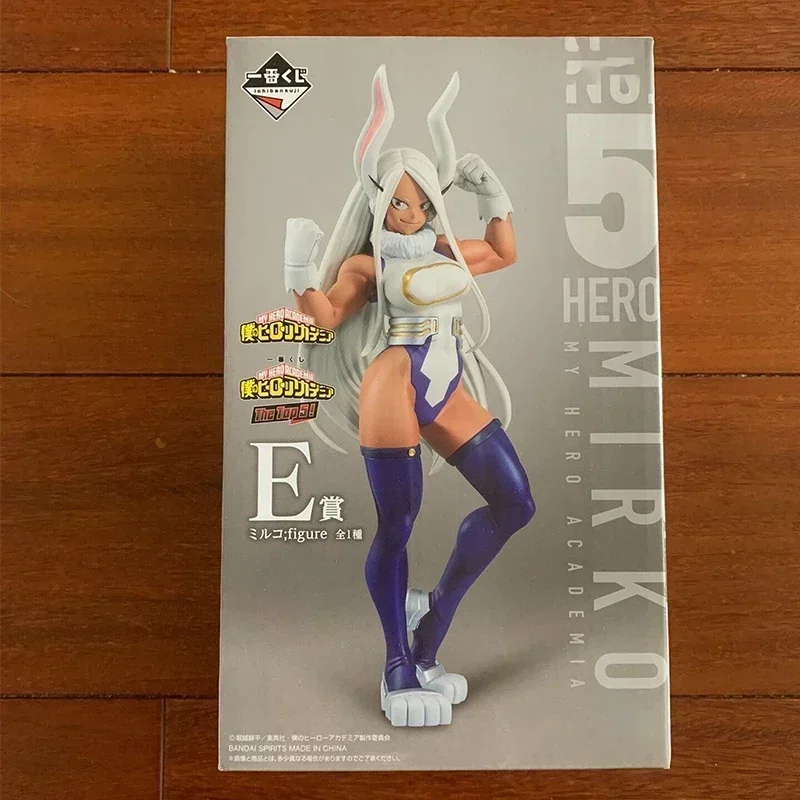 Bandai 16cm Japanese Original Anime Figure My Hero Academias Mirko Action Figure Collectible Model Toys For Children Gift