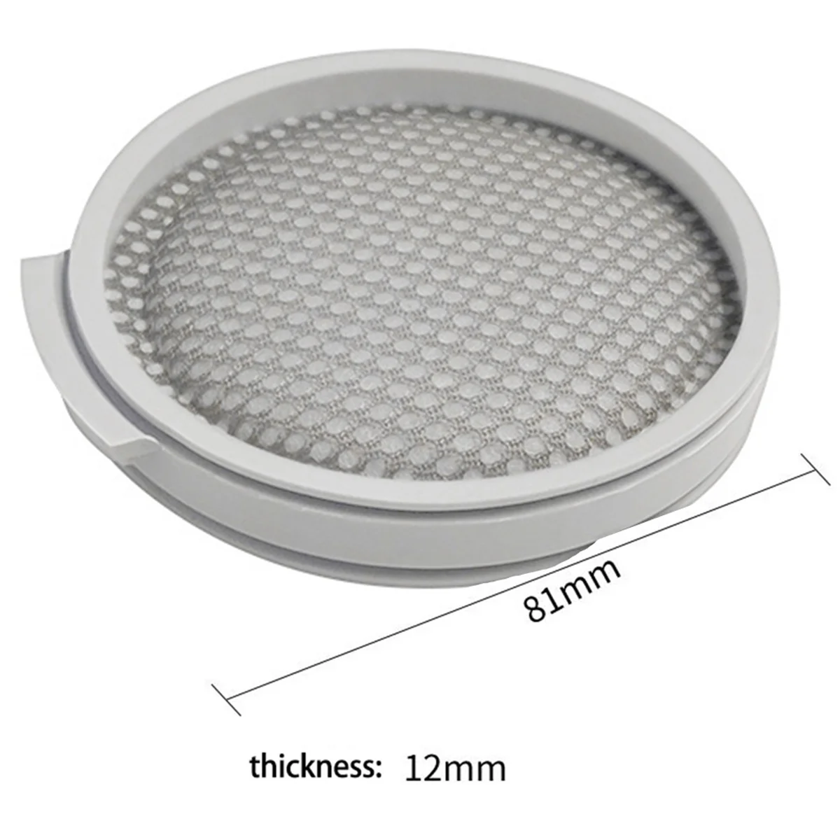 New 2PCS HEPA Filters for Xiaomi Mijia SCWXCQ01RR Roborock H6 Handheld Wireless Vacuum Cleaner Replaceable Accessories