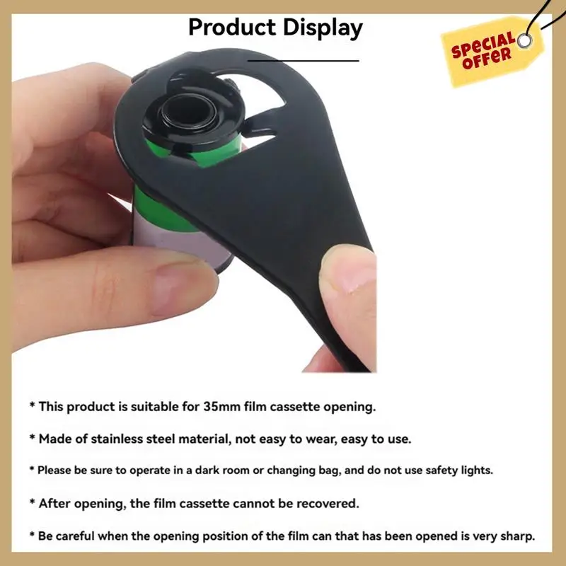 Стабильная производительность-35 мм инструмент для открывания кассеты для пленки для противоскользящей ручки Kodak, оборудование для обработки в темной комнате, доступ для киносъемки