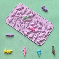 Molde de Silicona con 30 Dinosaurios Pequeños