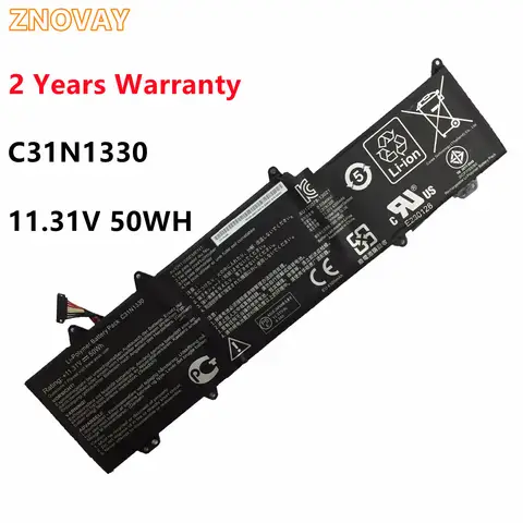ZNOVAY 노트북 배터리, ASUS ZenBook UX32L UX32LA UX32LN UX32LN-R4053H 0B200-00070200 11.31V 50WH/4420mAh, C31N1330