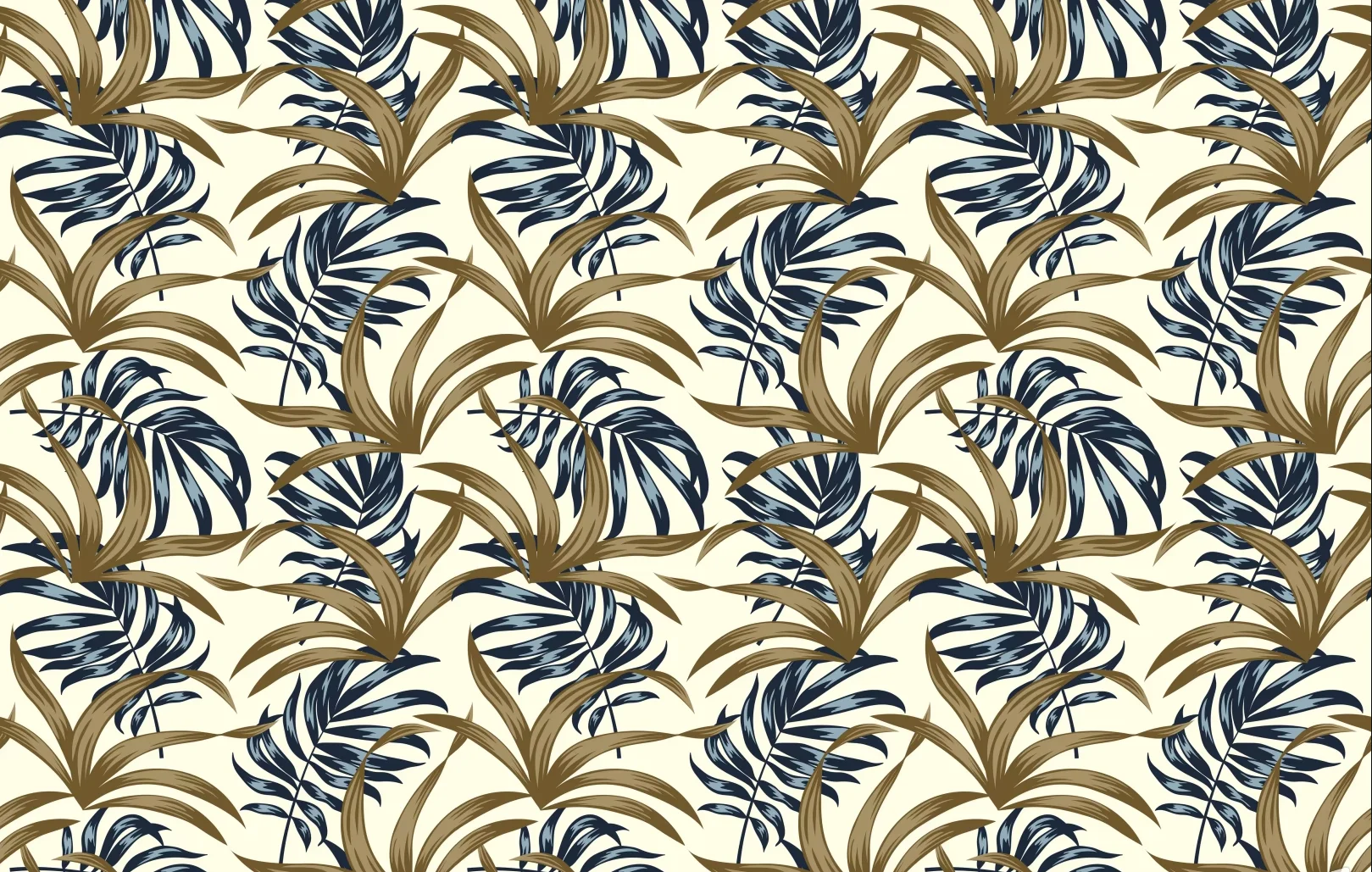 Custom wallpaper black and white European style tropical plant leaf background wall painting home decoration 3d wallpaper