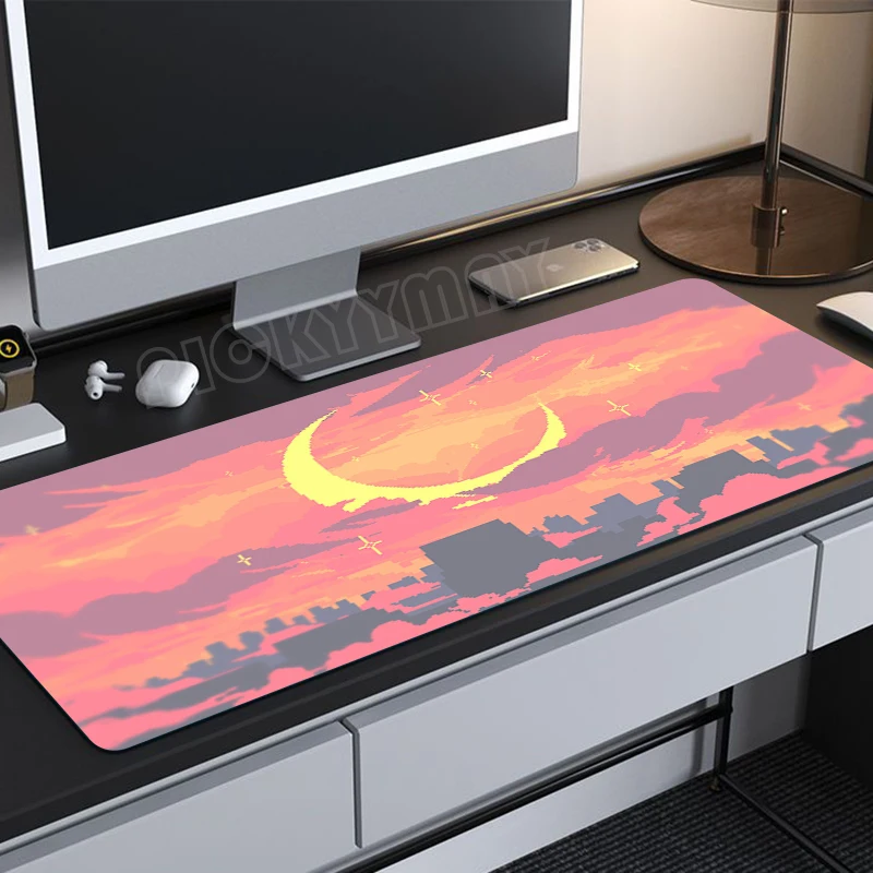 

Moon Large Mouse Mat Gaming Mousepad Big Gamer Desk Mat 40x90cm Rubber Keyboard Mats Desk Pad Best Mouse Pad