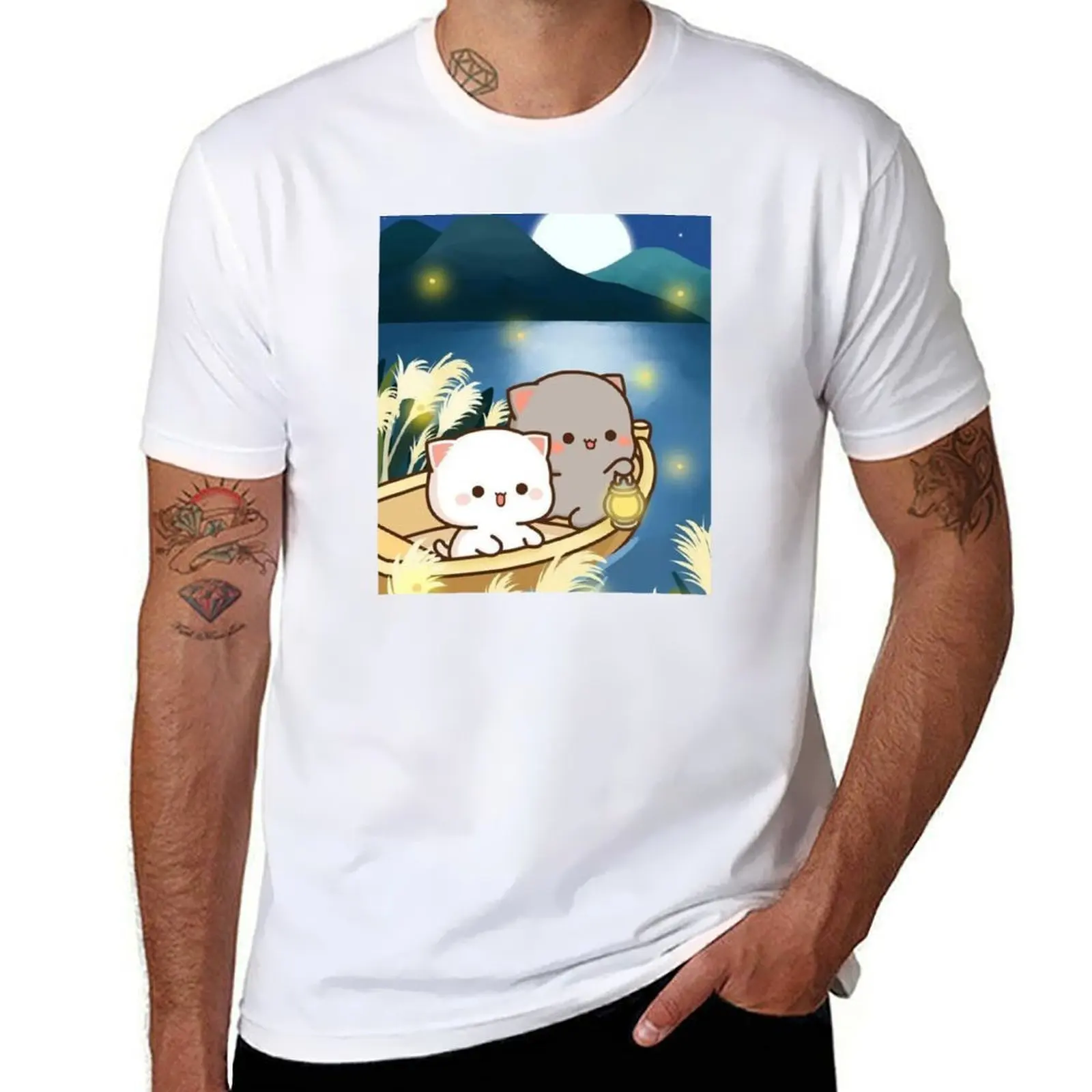 

Dudu Couple Chilling On The Boat T-Shirt t shirts cotton 100% g man t shirts for men T-Shirt