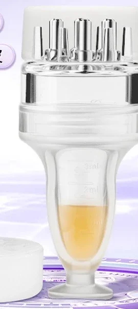 Scalp applicator Head hair growth liquid essence introduction comb Ball massage comb