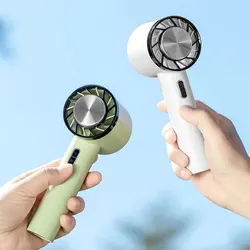 Portable Hand Fan Semiconductor Refrigeration Cooling 2200mAh Battery USB-C Rechargeable Mini Handheld Fan Air Cooler Outdoor