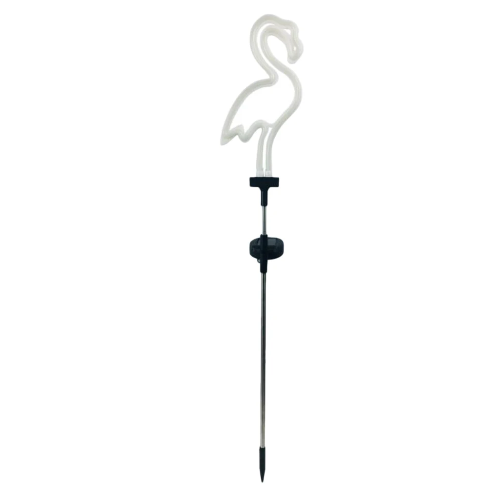 

Solar Garden Lights Waterproof Flamingo Shaped Spotlights for Lawn Pathway Outdoor Bright Night Lighting Stainless Steel