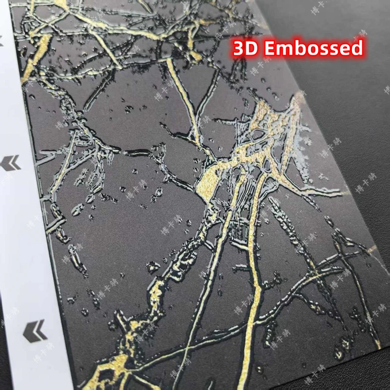 3D Embossed Color Back Film For Blade Cutting Machine Marble Grain Decorative Back Cover Sticker For iPhone Film Cutter